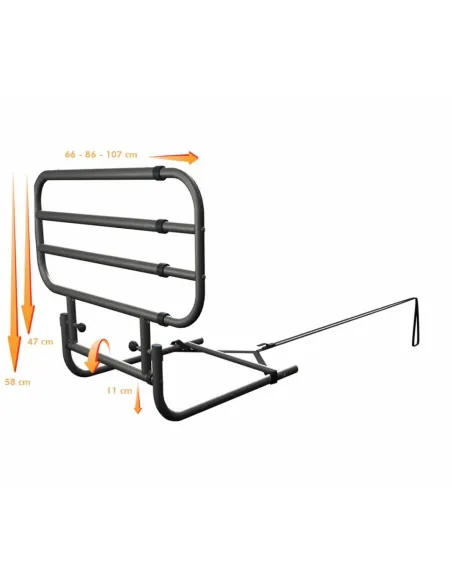 Barandilla  Abatible y Regulable PIVOT RAIL - BED RAIL