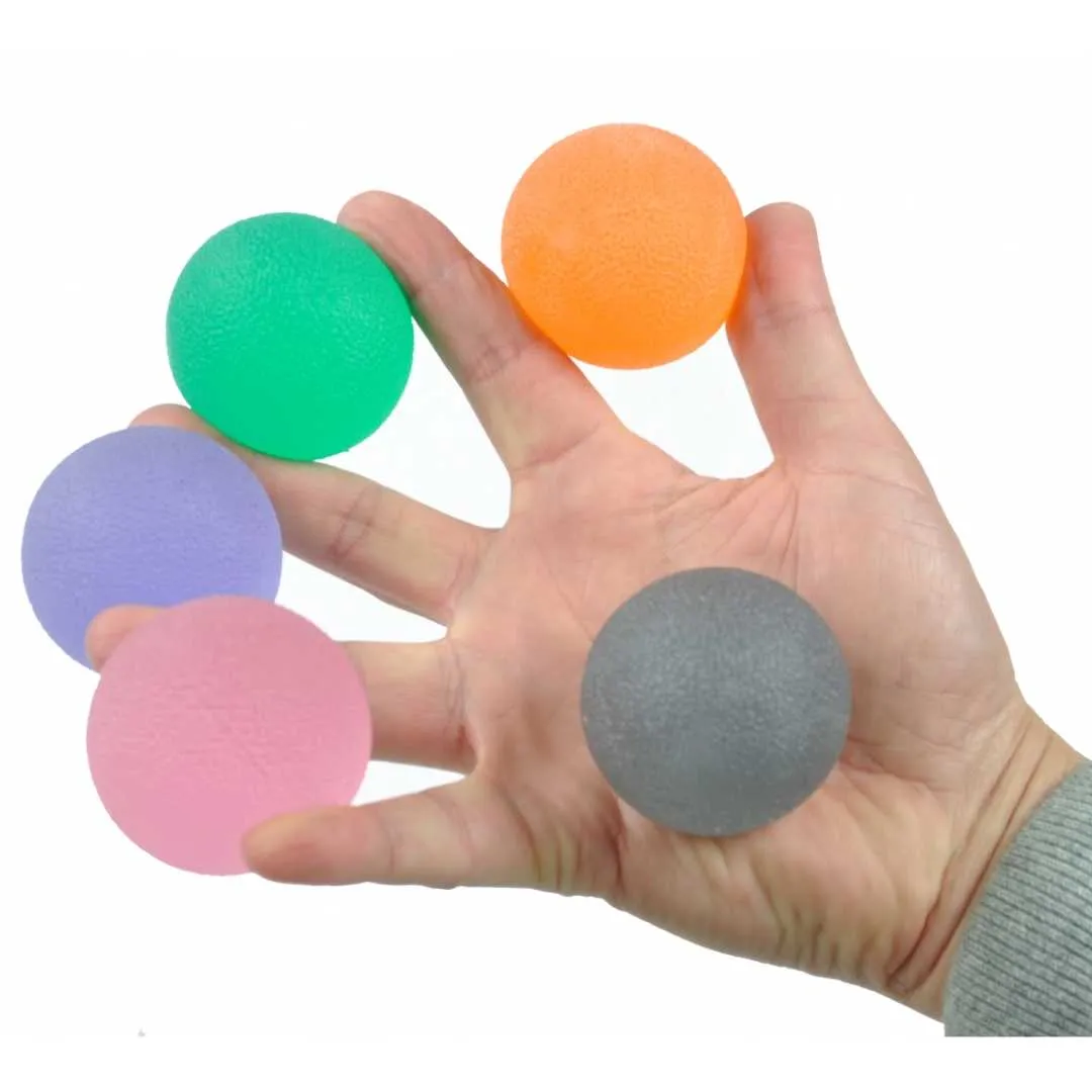 Bola de Ejercicio de Gel para Mano (5 Durezas)