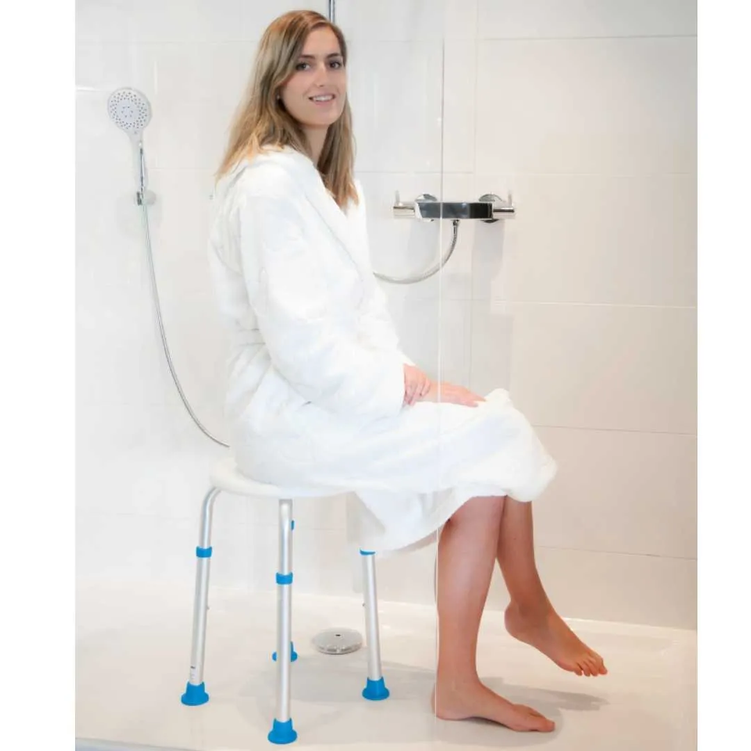 Taburete de Ducha Redondo Atlantis (Montaje Sin...