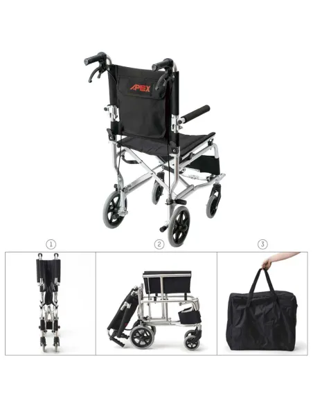 Silla de Ruedas de Tránsito TRANSIT Apex Medical