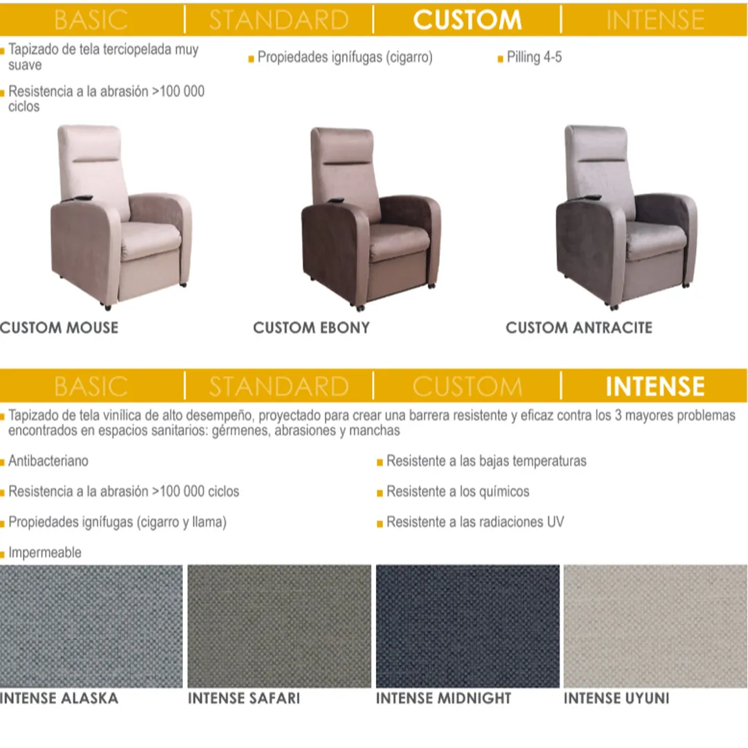 Sillón Relax SOMALI con Elevación