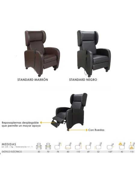 Sillón Relax EXÓTICO ·4 Versiones
