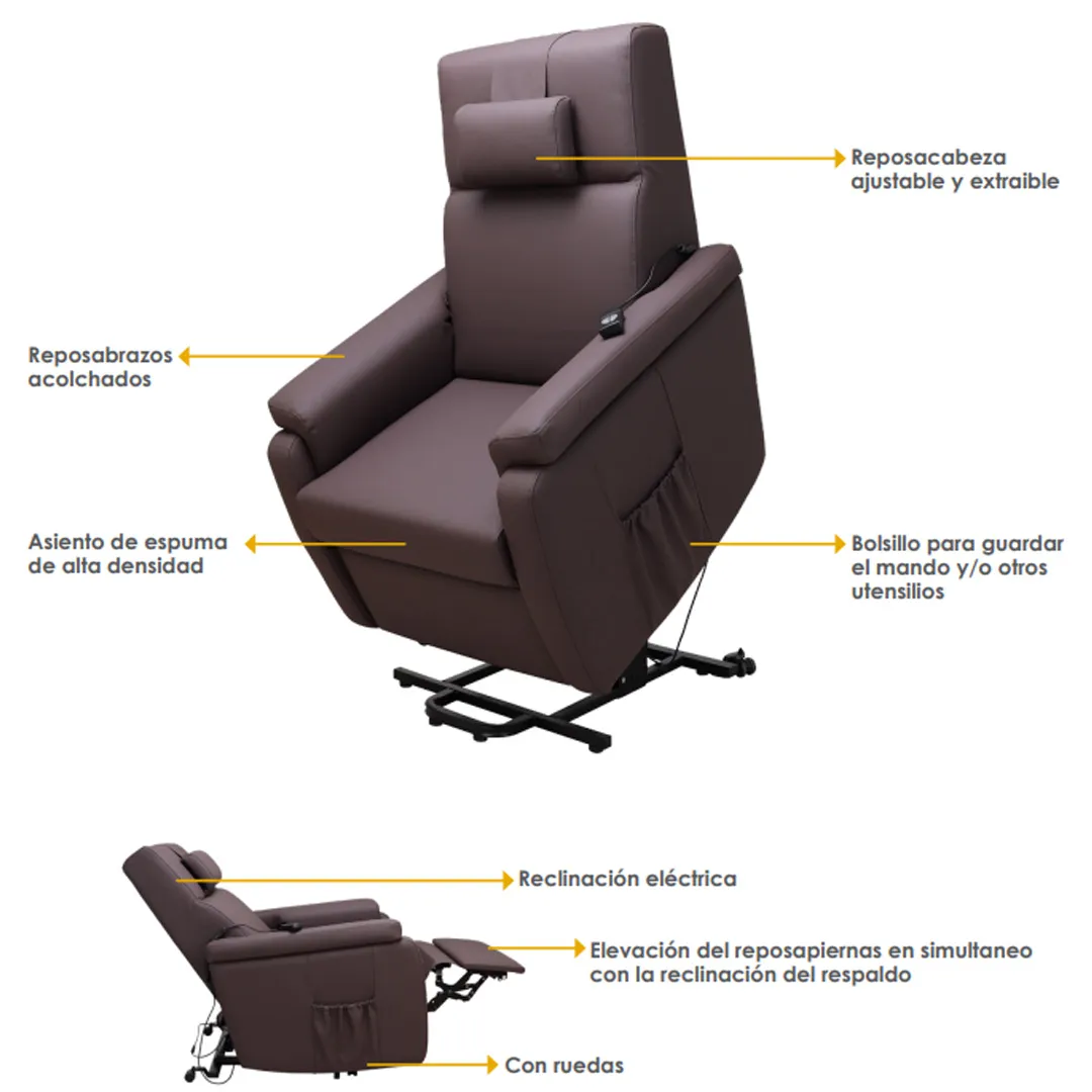 Sillón Relax PERSA con Elevación