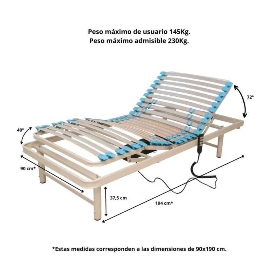 Cama Articulada APOLO NEW con Patas...