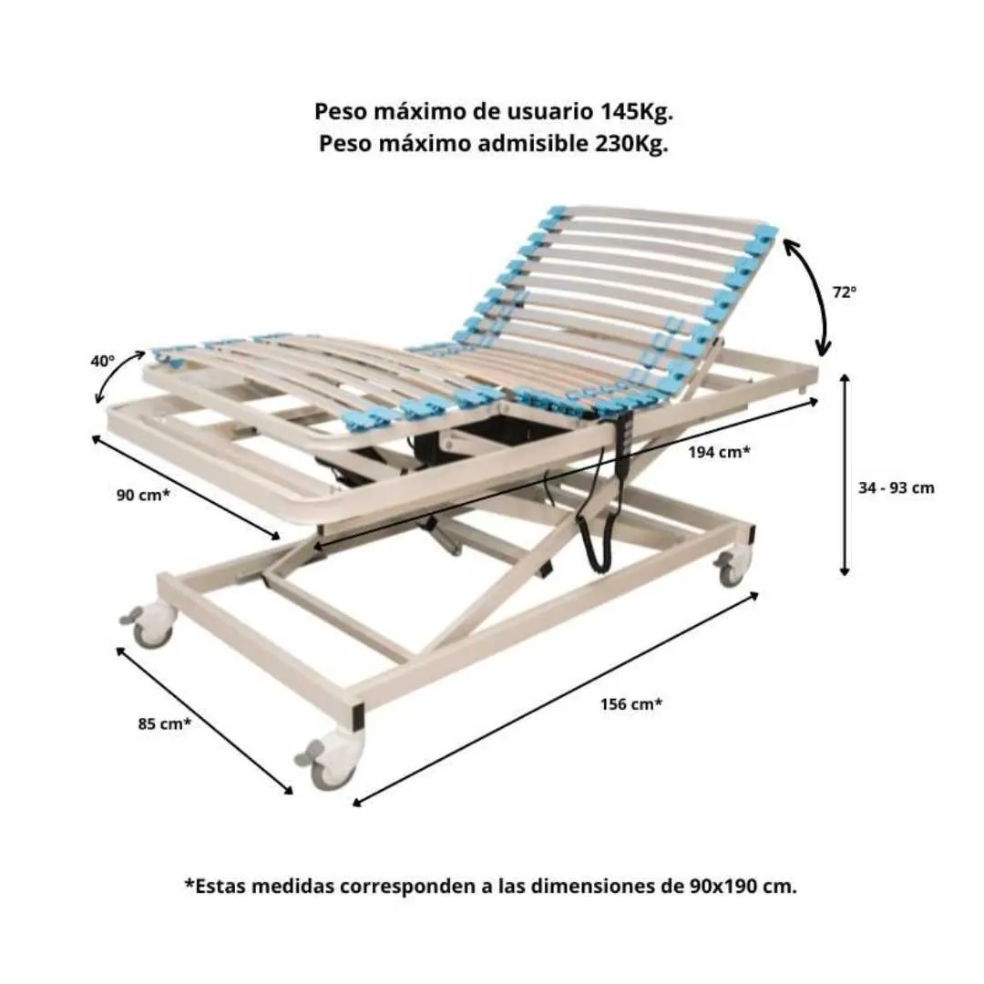 Cama Articulada APOLO NEW con CARRO ·...