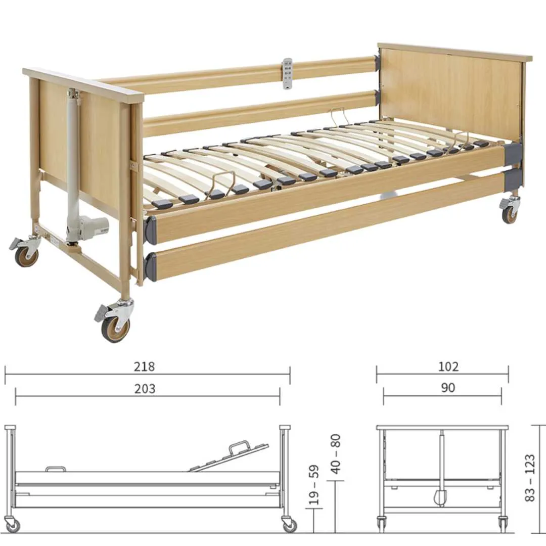 Cama DALI Bluetooth con Elevación por Columna