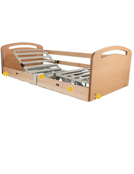 Cama Articulada Eléctrica FANTASY con Carro Elevador T