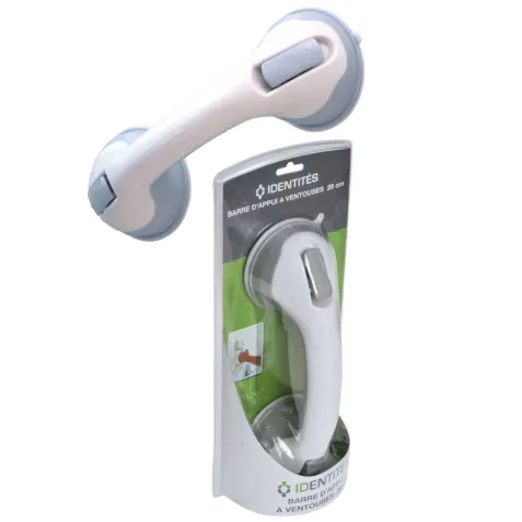 Barra Asiero Baño Portatil con ventosas ID de 29 cm