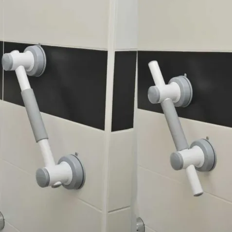 Barra Asidero Baño Portatil con ventosas VARIO de 20 a 35 cm