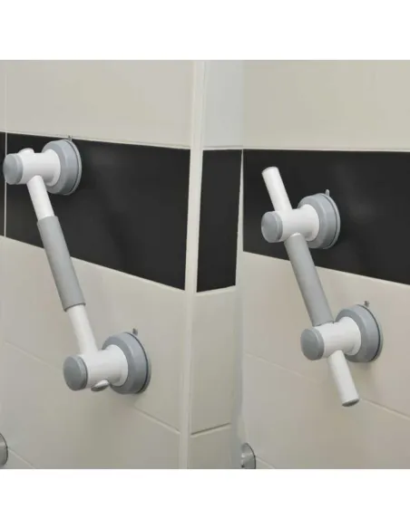 Barra Asidero Baño Portatil con ventosas VARIO de 20 a 35 cm