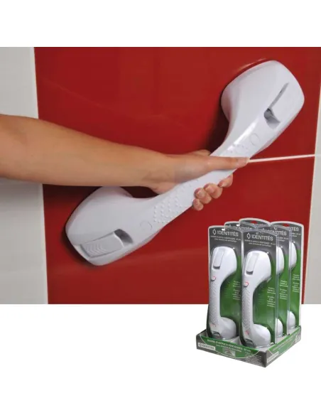Barra Asidero Baño Portatil con ventosas ID de 40 cm