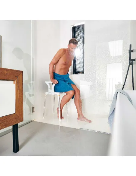 Taburete Ducha Capri · Reposabrazos Opcionales