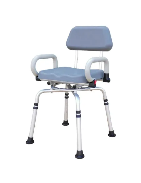Silla Ducha Giratoria con Reposabrazos Abatibles