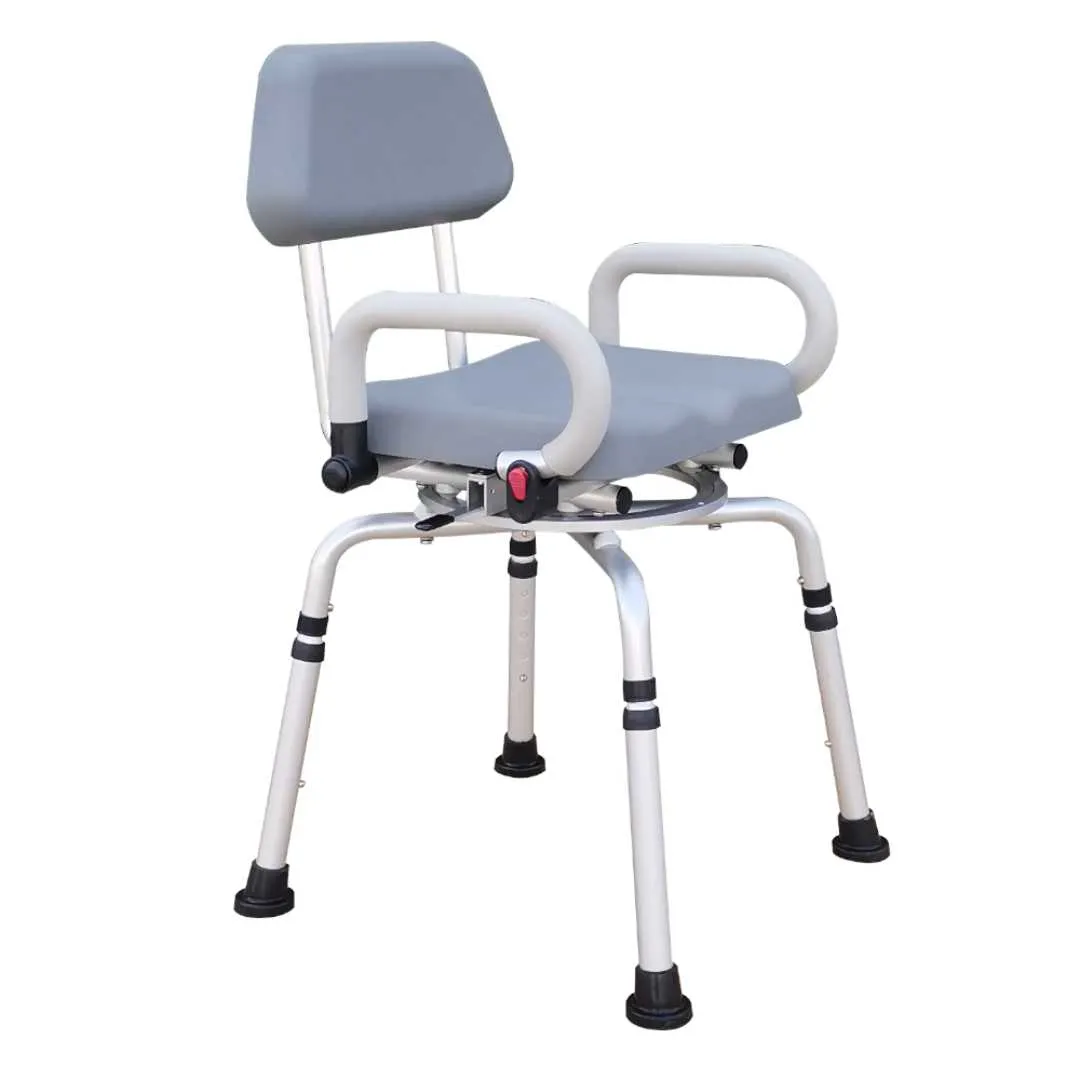 Silla Ducha Giratoria con Reposabrazos Abatibles