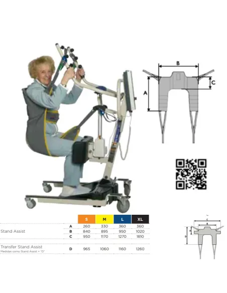 Arnés de Transferencia Sentado TRANSFER STAND ASSIT
