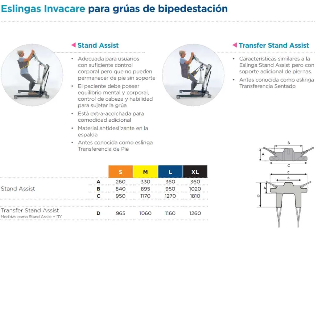 Arnés de Transferencia de pie STAND ASSIT