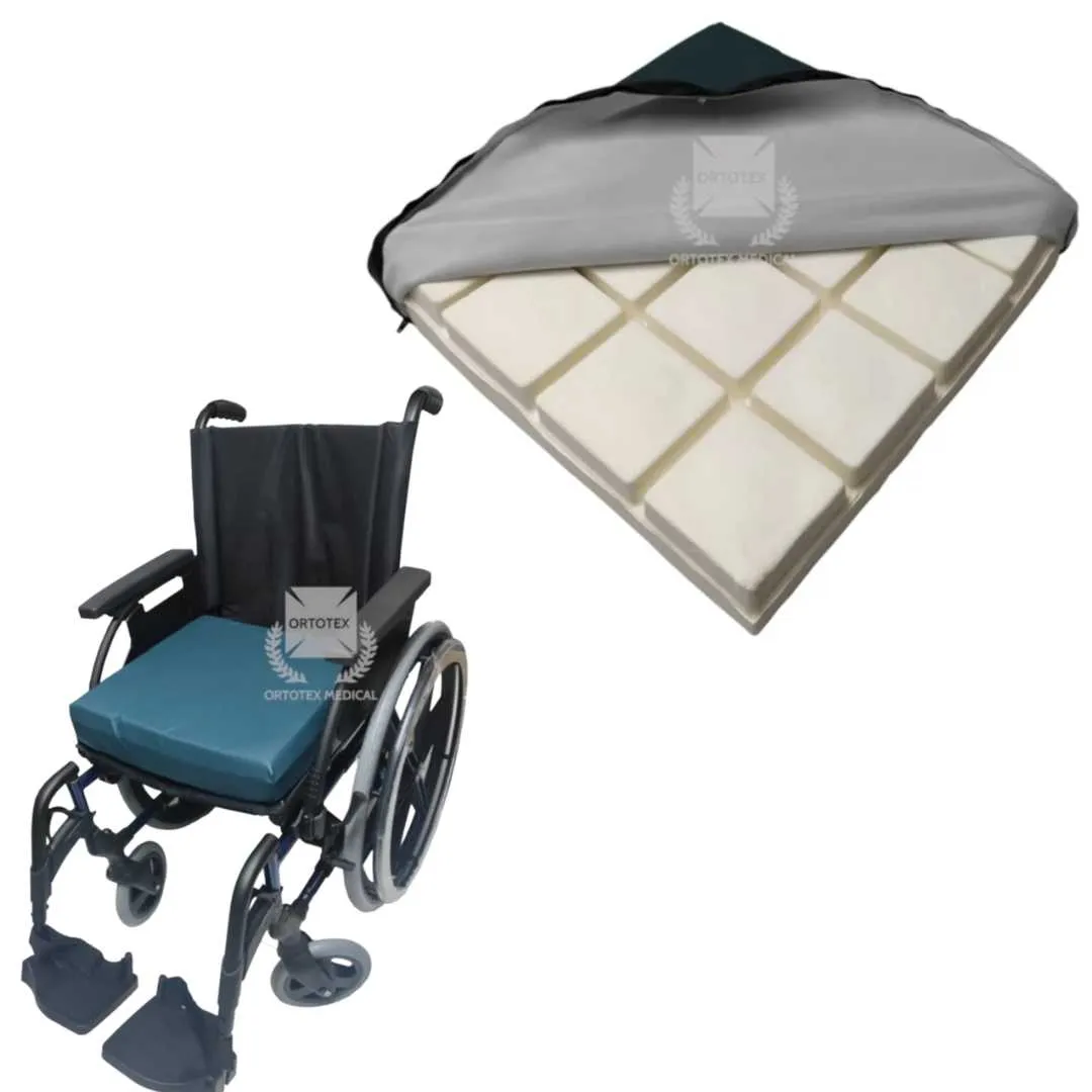 Cojín Viscoelástica Cubos con Funda de PU Ortotex