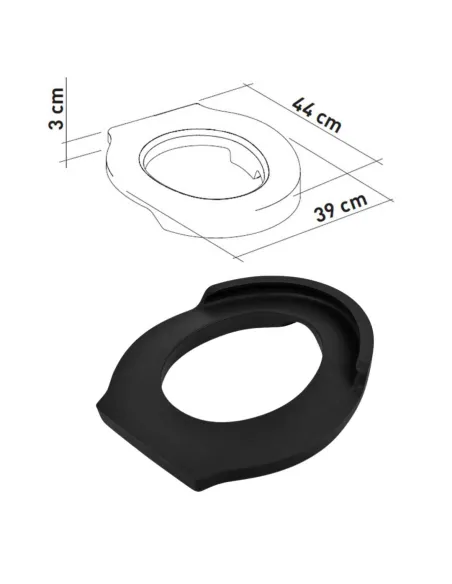 Elevador de Wc Blando de 4 cm