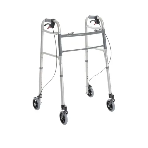 Andador de 4 ruedas con frenos CLIK Plegable