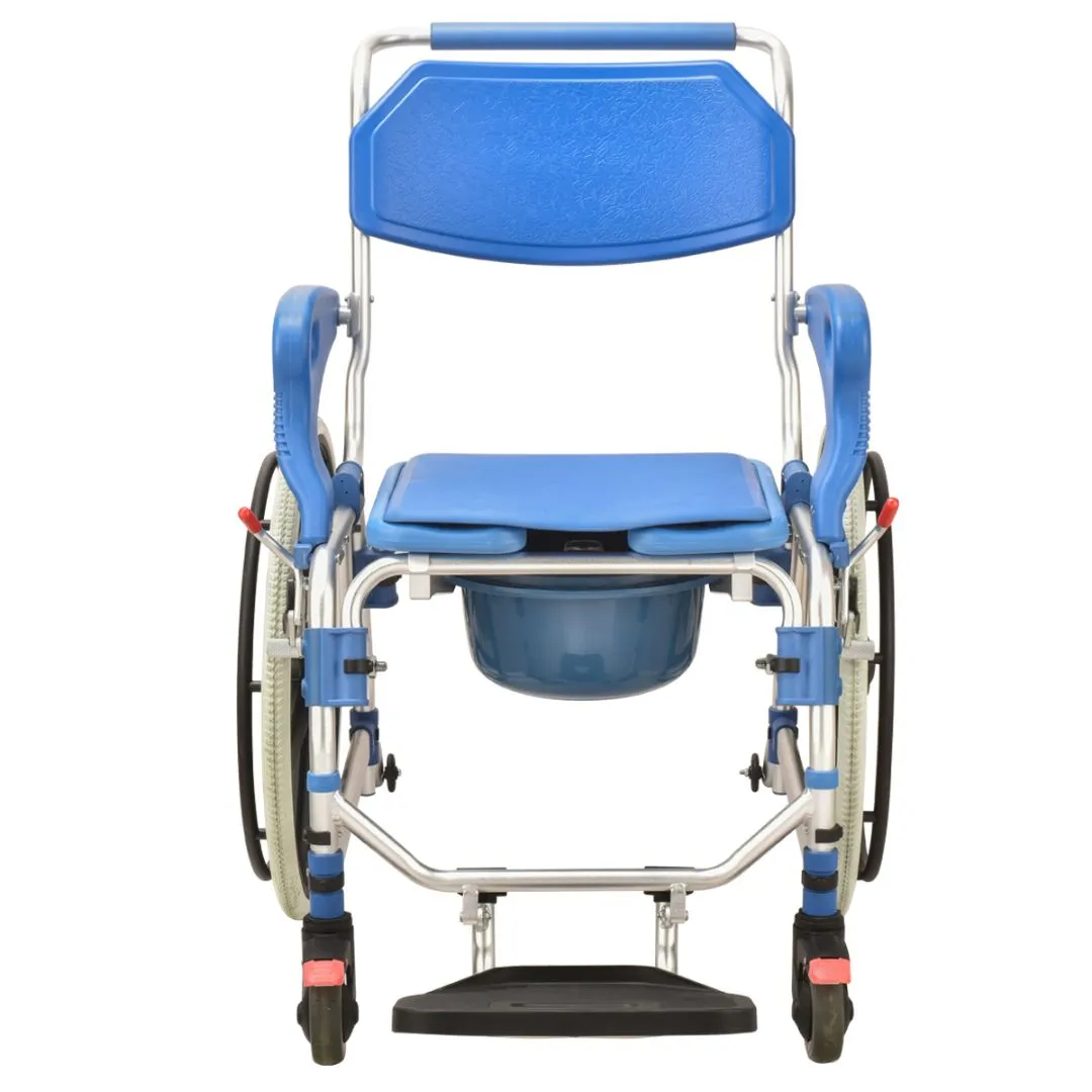 Silla de ruedas para ducha y WC Autopropulsable...