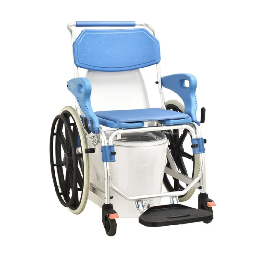 Silla de ruedas para ducha y WC Autopropulsable...