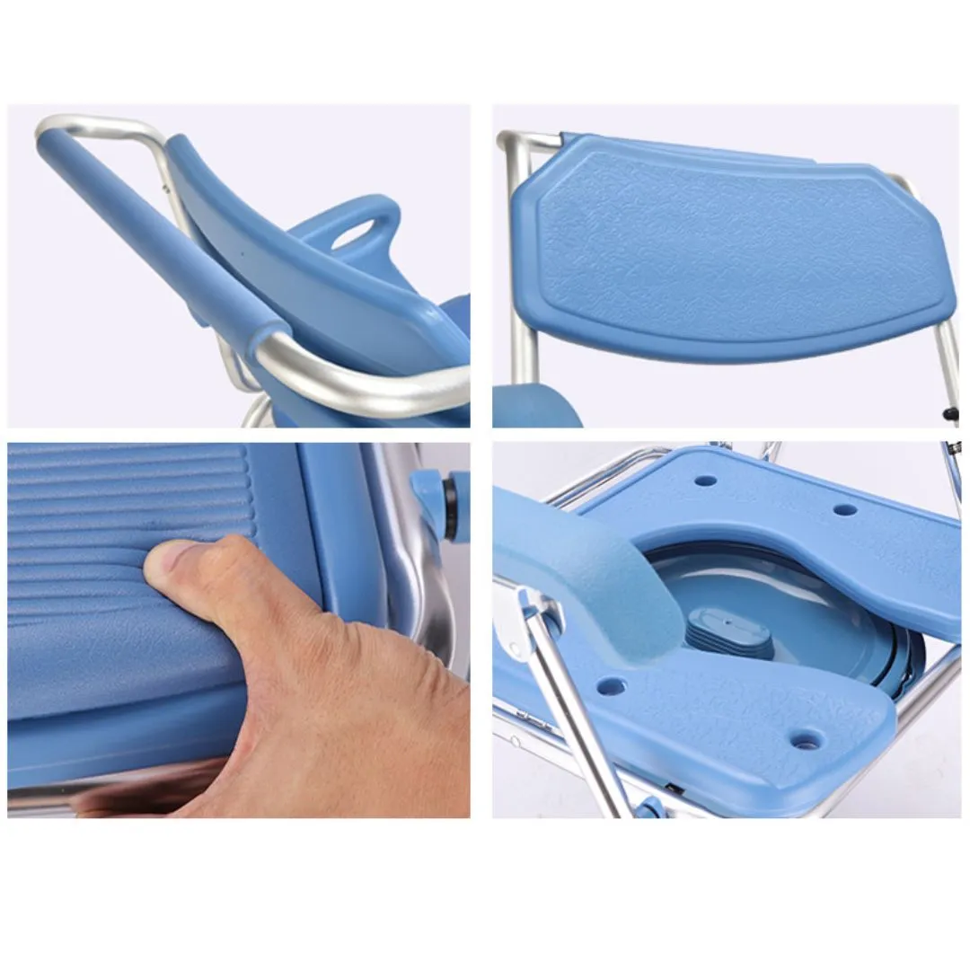 Silla de ruedas para ducha y WC Autopropulsable...