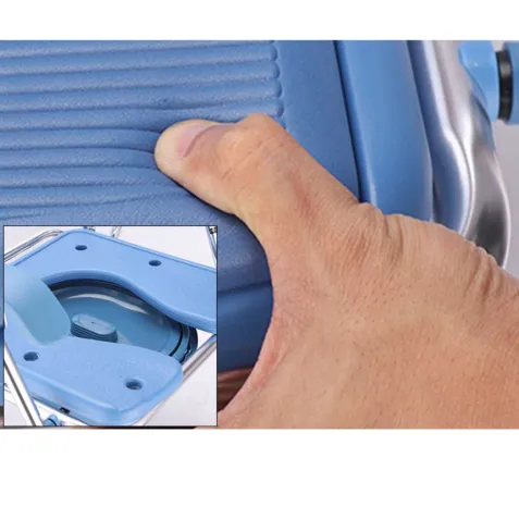 Silla de ruedas para ducha y WC Plegable HE300 2