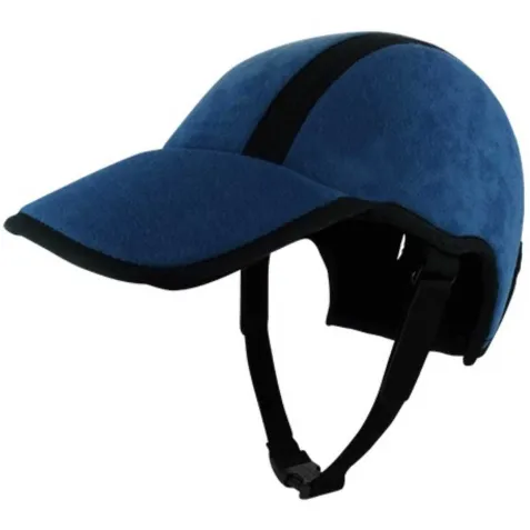 Protector Craneal Gorra Azul Acolchado