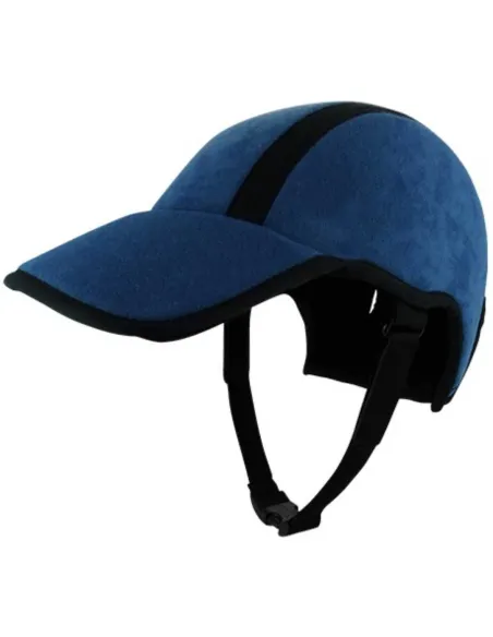 Protector Craneal Gorra Azul Acolchado