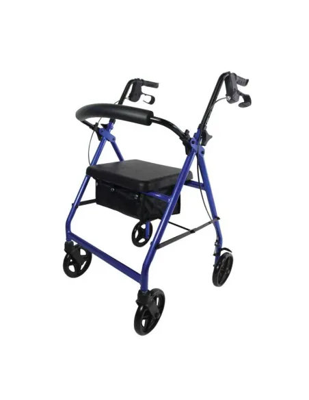 Andador Rollator de 4 ruedas de Aluminio