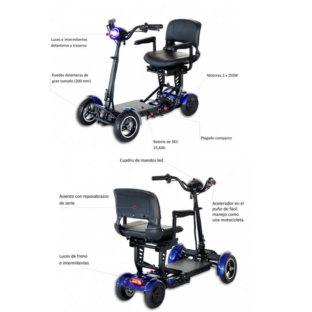Scooter Eléctrico de 4 Ruedas CITY