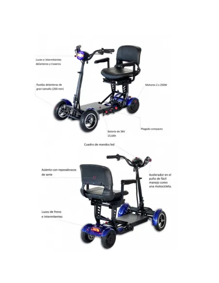 Scooter Eléctrico de 4 Ruedas CITY