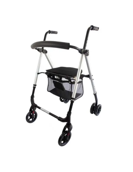 Andador Rollator DEHESA con Freno por Presión y Altura Asiento regulable