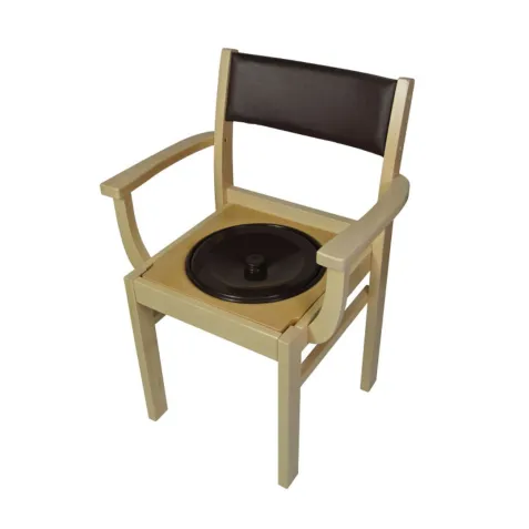 Silla de Madera con Inodoro 2