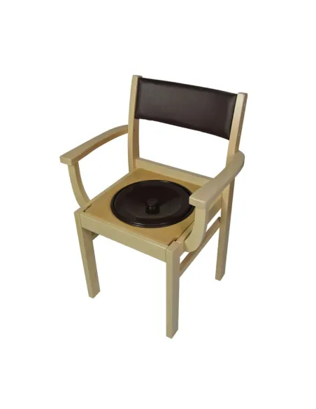 Silla de Madera con Inodoro