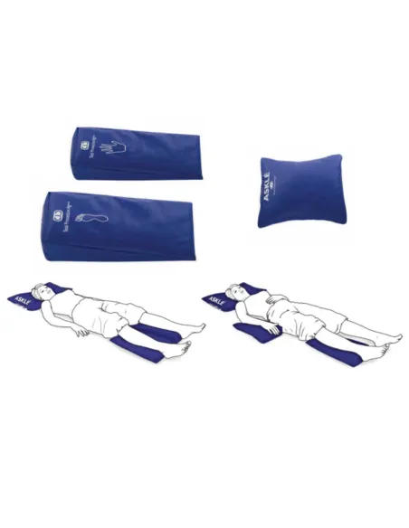 Cojín Posicionador Pie VCP05CIC con Funda Partículas de plata