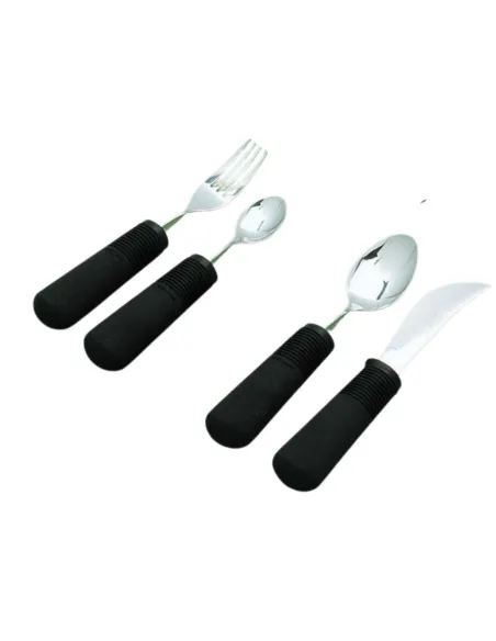 Cubiertos BIGGRIP Flexibles Lastrados con Puños Gruesos 170 gr · 4 Modelos