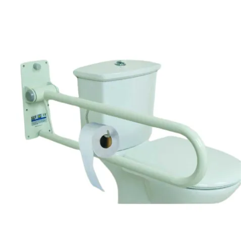 Barra Baño Abatible de pared FIDJI de 76 cm  Blanco