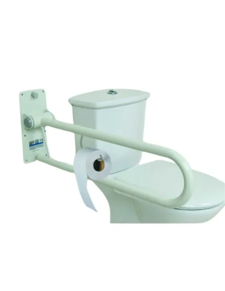 Barra Baño Abatible de pared FIDJI de 76 cm  Blanco