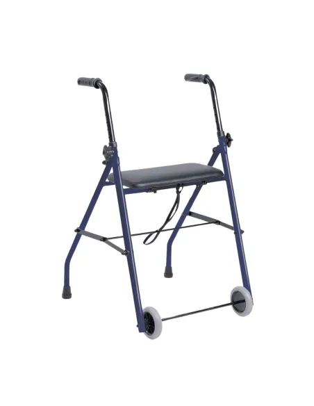 Andador Plegable 2 Ruedas  y Asiento NEPTUNO