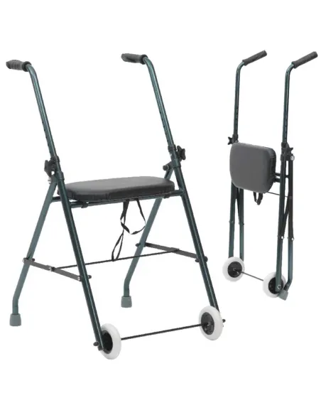 Andador 2 Ruedas de Aluminio CLASSIC Plegable