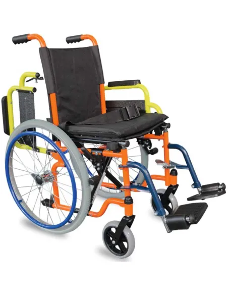Silla de Ruedas de Acero para Niños