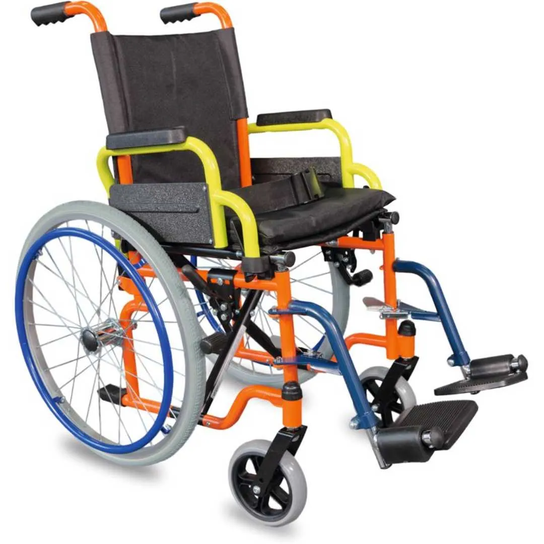 Silla de Ruedas de Acero para Niños