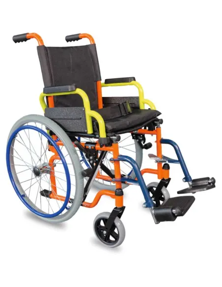 Silla de Ruedas de Acero para Niños