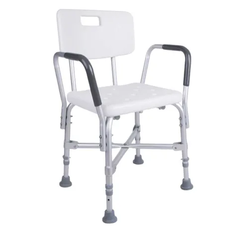 Silla de Ducha Reforzada con Reposabrazos 136 Kg