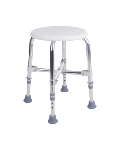 Taburete Banqueta Redondo para Ducha o Bañera Reforzado hasta 136 Kg