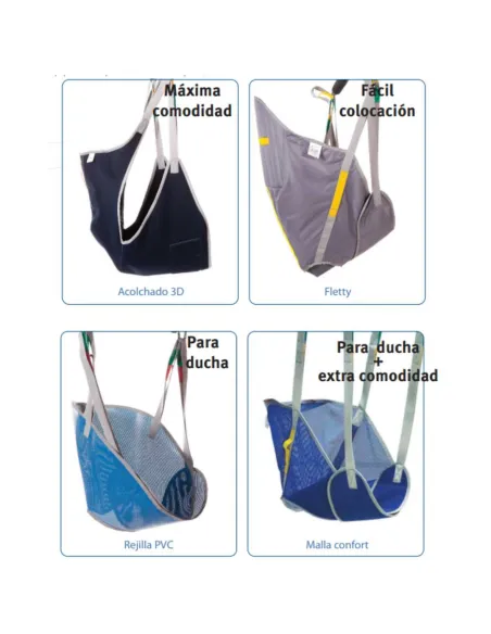 Arnés Dorso Lumbar de Malla para Baño