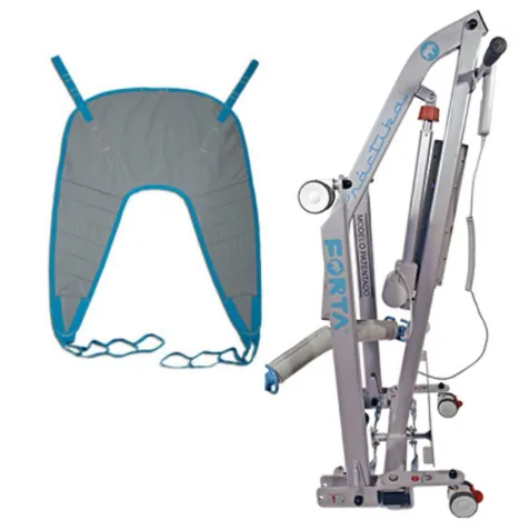 Grúa de traslado PRACTIKA Plegable Hasta 150 Kg con Arnés 2