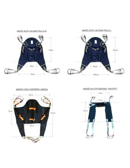 Gruas de Traslado  VULCAM MINI para Movilizar Pacientes hasta 150 Kg