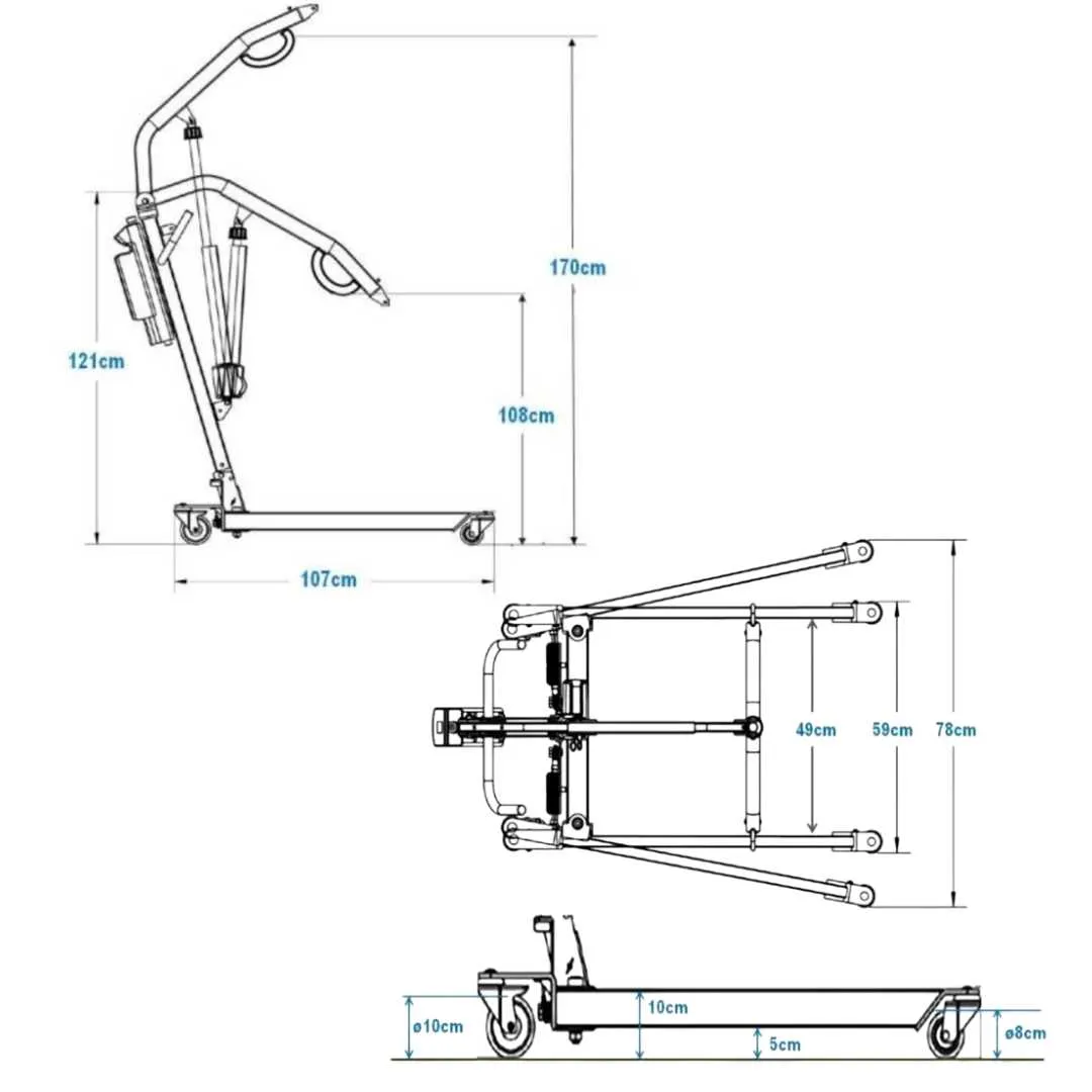 Grúa de Bipedestación VULCAM para Movilizar...